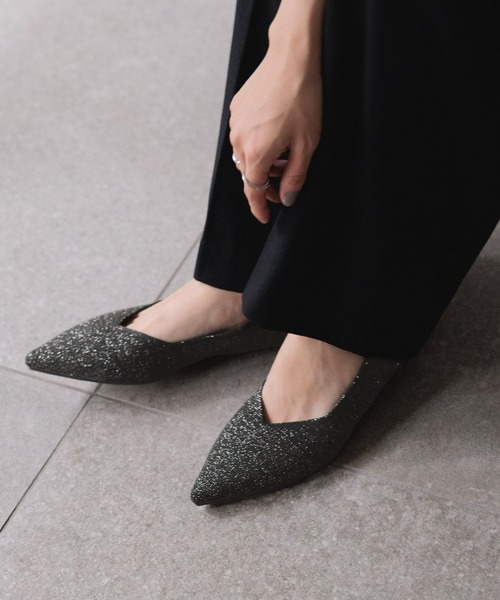 LOWRYS FARM（ローリーズファーム）の「ニットパンプス 635642（パンプス・レディース・ブラック系その他/アイボリー/ブラック/その他/レオパード・SMALL/MEDIUM/LARGE）」の4枚目の写真