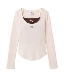 SNIDEL | 【SNIDEL×PUMA】レイヤードカットソー(Tシャツ/カットソー)