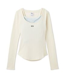 SNIDEL | 【SNIDEL×PUMA】レイヤードカットソー(Tシャツ/カットソー)