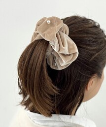 NOLLEY’S | パールベロアシュシュ(シュシュ)