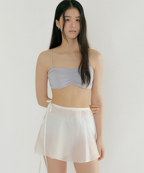 LINGSEOUL(リングソウル)の「sheer layered wrap skirt-ivory(スカート・レディース・その他・FREE)」の4枚目の写真