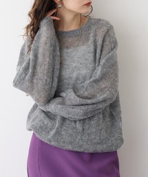 BRODIAEA アルパカ混ホールガーメント薄手ニット 日本製