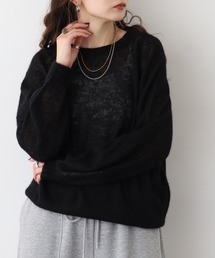 BRODIAEA（ブローディア）の「BRODIAEA アルパカ混ホールガーメント薄手ニット 日本製（ニット/セーター）」