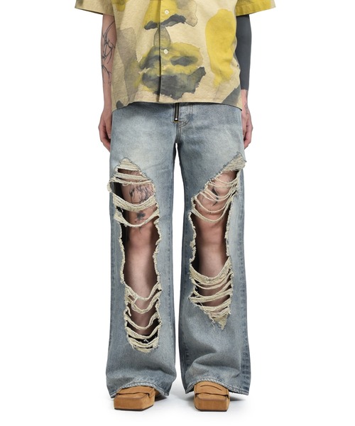 JN RIPPED DENIM（デニムパンツ）｜JUN/NAKAYAMA（ジュンナカヤマ）の