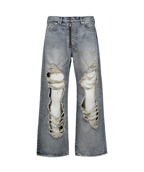 JUN/NAKAYAMA(ジュンナカヤマ)の「JN RIPPED DENIM(デニムパンツ・メンズ・サックスブルー・28cm/30/32)」の2枚目の写真