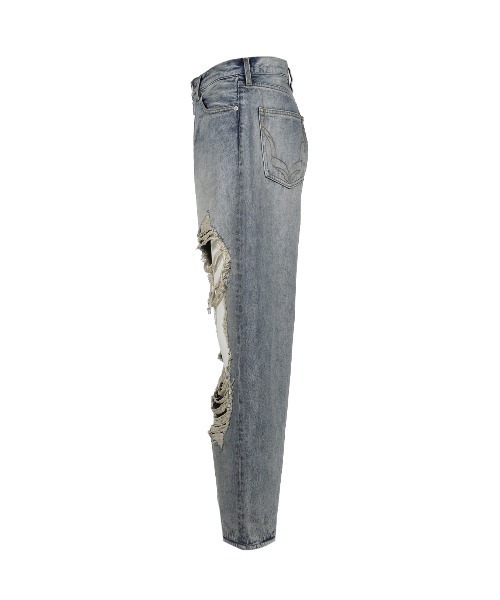 JUN/NAKAYAMA(ジュンナカヤマ)の「JN RIPPED DENIM(デニムパンツ・メンズ・サックスブルー・28cm/30/32)」の6枚目の写真