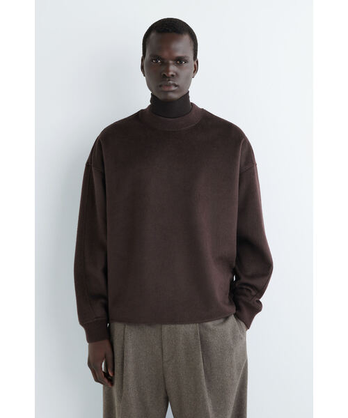 オーバーサイズメリノウールジャージーセーター（ニット/セーター