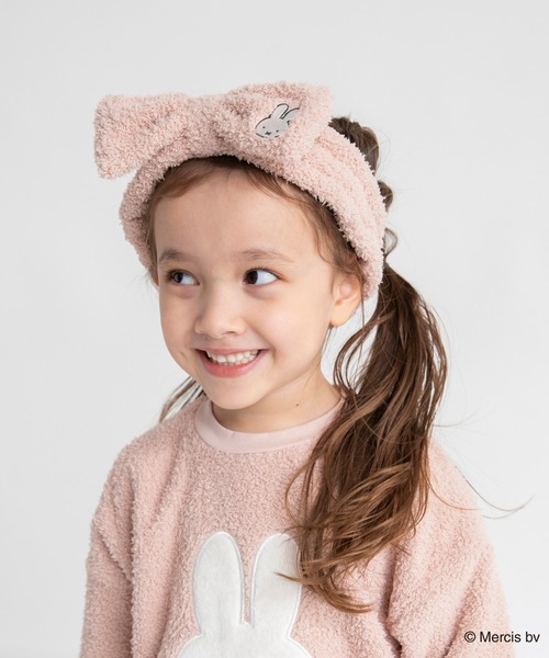 BRANSHES（ブランシェス）の「【miffy/ミッフィー】ふわふわヘアバンド（ヘアバンド・キッズ・ピンク・FREE）」の2枚目の写真
