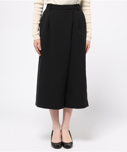 N.(N. Natural Beauty Basic)(エヌエヌナチュラルビューティーベーシック)の「ダブルクロスラップガウチョパンツ(その他パンツ・レディース・ベージュ/ブラック/グレー/ホワイト/ピンク・MEDIUM)」の11枚目の写真