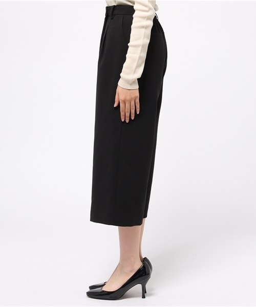 N.(N. Natural Beauty Basic)(エヌエヌナチュラルビューティーベーシック)の「ダブルクロスラップガウチョパンツ(その他パンツ・レディース・ベージュ/ブラック/グレー/ホワイト/ピンク・MEDIUM)」の12枚目の写真