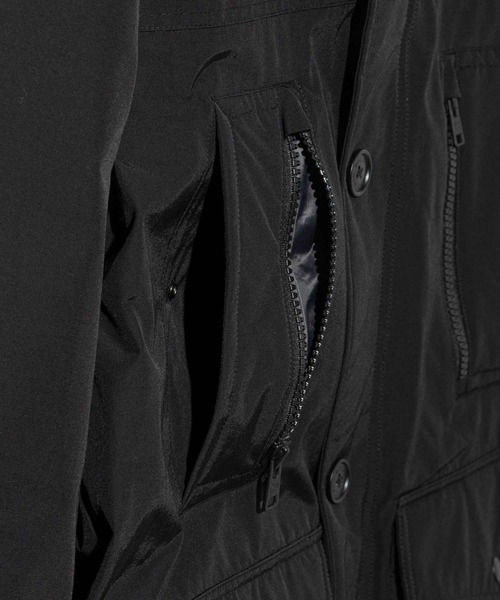 WOOLRICH（ウールリッチ）の「WOOLRICH RAMAR ARCTIC PARKA ウールリッチ ラマー アークティック  ダウンジャケット（ダウンジャケット/コート・メンズ・ブラック/ネイビー・LARGE/MEDIUM）」の11枚目の写真