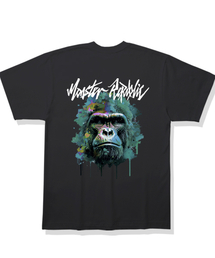 リアルフェイス ミックスグリーン Tシャツ ブラック