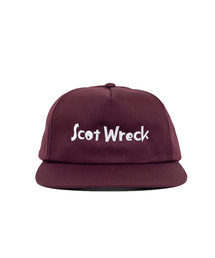 THE SCOT WRECK（ザ スコットレック）の「Scot Wreck 5-Panel Hat (MAROON)（キャップ）」