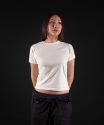 DAILY CROP TEE (CREAM)