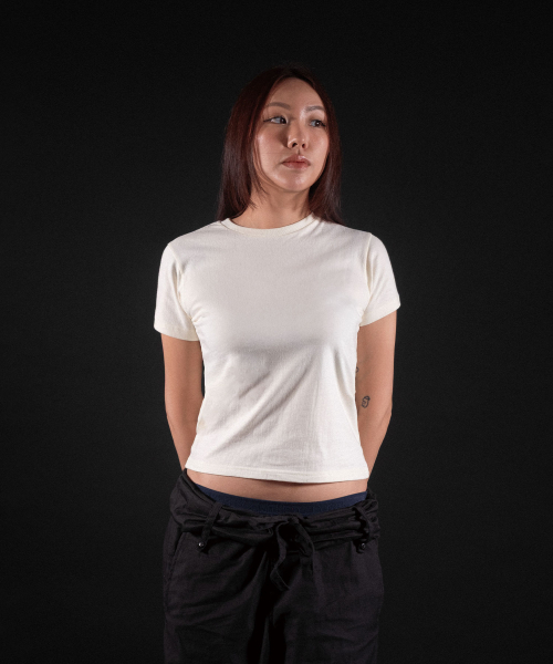 DURTの「DAILY CROP TEE (CREAM)(Tシャツ/カットソー・レディース・その他・OS)」の1枚目の写真