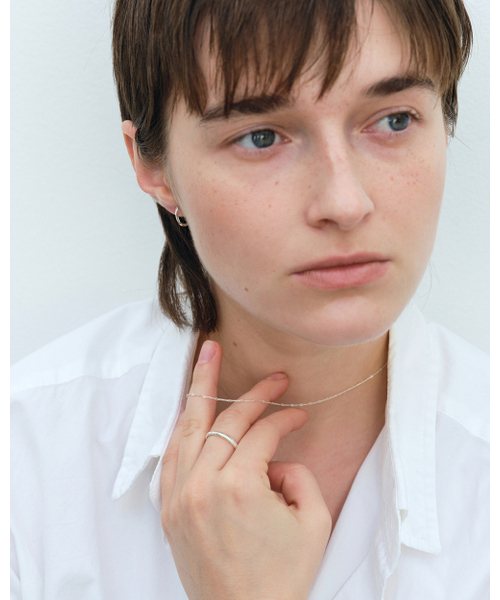 ANOTHERLAYER（アナザーレイヤー）の「Light Silky Earring - Gold (silver925)（ピアス（両耳用）・レディース・その他・FREE）」の3枚目の写真
