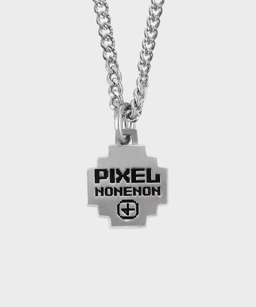 NONENON（ノンノン）の「PIXEL CIRCLE NEC SILVER925（ネックレス・レディース・その他・LARGE/MEDIUM/SMALL）」の2枚目の写真