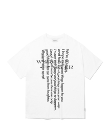 ウィークエンドネバー Tシャツ_ホワイト