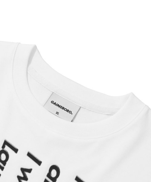 GAINSBORO(ゲインズボロ)の「ウィークエンドネバー Tシャツ_ホワイト(Tシャツ/カットソー・レディース・その他・LARGE/MEDIUM/SMALL/X-LARGE)」の4枚目の写真