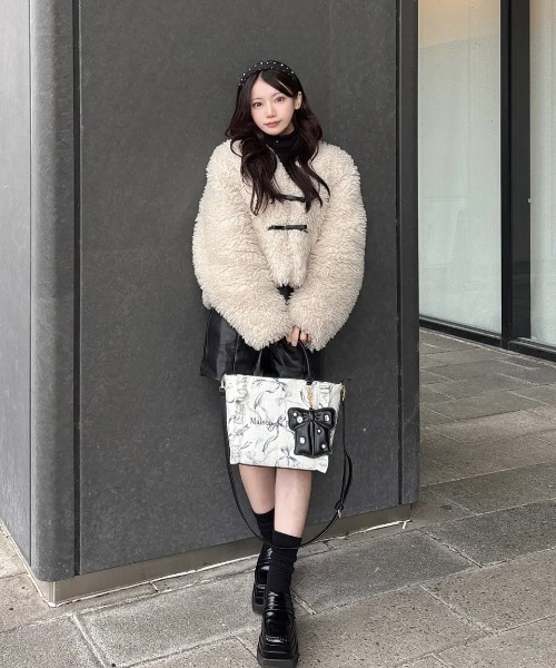 エムミーエメ リボンツイードミュール エムミーエメ リボンツイードミュール