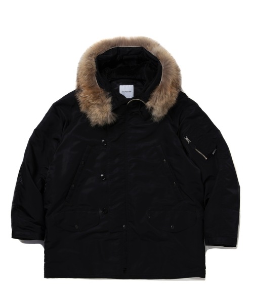 COOTIE PRODUCTIONS(クーティープロダクションズ)の「Error Fit Type N-3B Flight Jacket(ミリタリージャケット・メンズ・ブラック系その他/ブラック×ブラック・SMALL/LARGE/MEDIUM)」の1枚目の写真