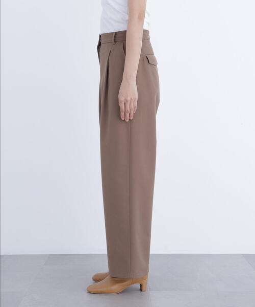 N.（N. Natural Beauty Basic）（エヌエヌナチュラルビューティーベーシック）の「ワイドツイルパンツ（スラックス・レディース・ベージュ/オフホワイト/ラベンダー・P/S/MEDIUM）」の11枚目の写真