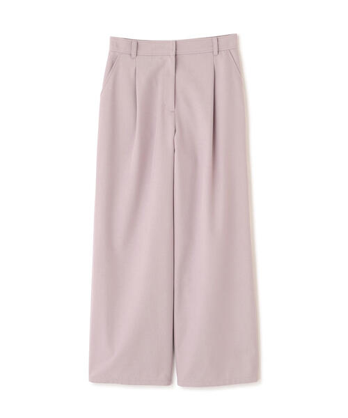 N.（N. Natural Beauty Basic）（エヌエヌナチュラルビューティーベーシック）の「ワイドツイルパンツ（スラックス・レディース・ベージュ/オフホワイト/ラベンダー・P/S/MEDIUM）」の5枚目の写真