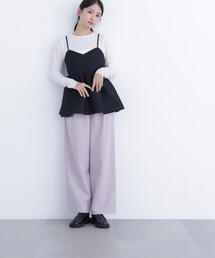 N.（N. Natural Beauty Basic）（エヌエヌナチュラルビューティーベーシック）の「ワイドツイルパンツ（スラックス）」