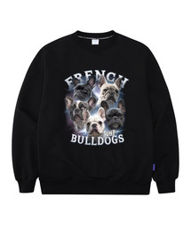 OHP（ワンハンドレッドパーセント）の「OHPxHARMONIA4 French Bulldog Overfit Heavy Man-to-Man（スウェット）」