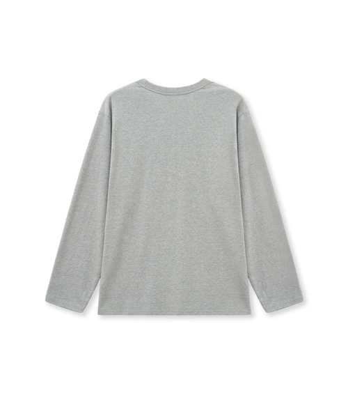CACTUSDONUTMARKET(カクタスドーナツマーケット)の「Lettering Long Sleeve T-shirt-Melange gray(Tシャツ/カットソー・レディース・その他・MEDIUM/LARGE)」の3枚目の写真