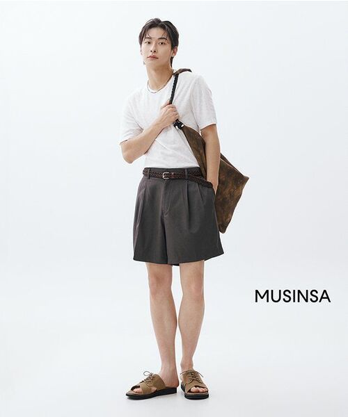 BALLUTE(バリュート)の「SLUB U-NECK HALF CROP T-SHIRTS (SHEER WHITE)(Tシャツ/カットソー・メンズ・その他・SMALL/LARGE/MEDIUM)」の7枚目の写真