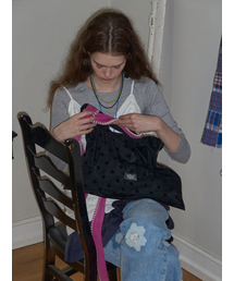 MAISON CREME（メゾンクレム）の「Topping Ecobag_Black dot（エコバッグ/サブバッグ）」