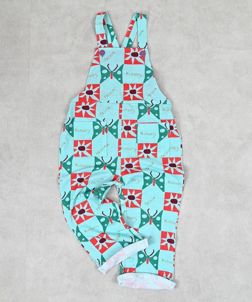 MARKEY'S（マーキーズ）の「ソウガラミニウラケサロペット（サロペット/オーバーオール・キッズ・ブラック系その他/オレンジ系その他/ブルー系その他・90/100/110/120/130/140/150）」の3枚目の写真