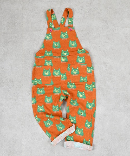 MARKEY'S（マーキーズ）の「ソウガラミニウラケサロペット（サロペット/オーバーオール・キッズ・ブラック系その他/オレンジ系その他/ブルー系その他・90/100/110/120/130/140/150）」の4枚目の写真