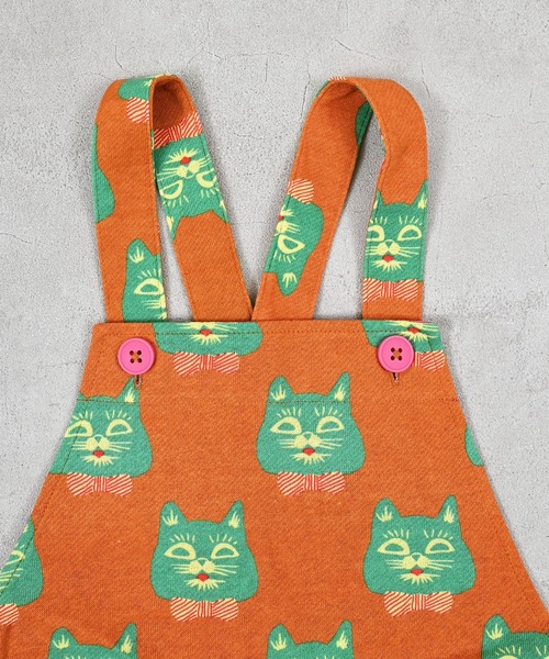 MARKEY'S（マーキーズ）の「ソウガラミニウラケサロペット（サロペット/オーバーオール・キッズ・ブラック系その他/オレンジ系その他/ブルー系その他・90/100/110/120/130/140/150）」の12枚目の写真