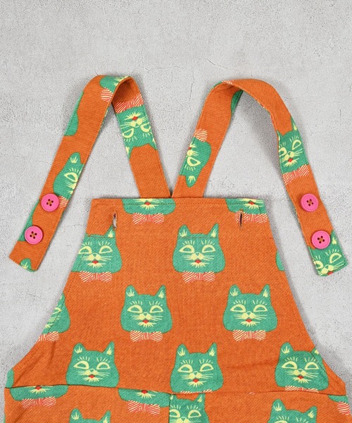 MARKEY'S（マーキーズ）の「ソウガラミニウラケサロペット（サロペット/オーバーオール・キッズ・ブラック系その他/オレンジ系その他/ブルー系その他・90/100/110/120/130/140/150）」の13枚目の写真