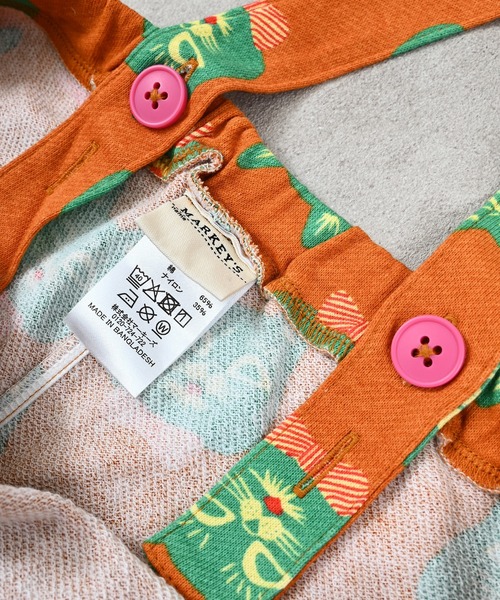 MARKEY'S（マーキーズ）の「ソウガラミニウラケサロペット（サロペット/オーバーオール・キッズ・ブラック系その他/オレンジ系その他/ブルー系その他・90/100/110/120/130/140/150）」の14枚目の写真