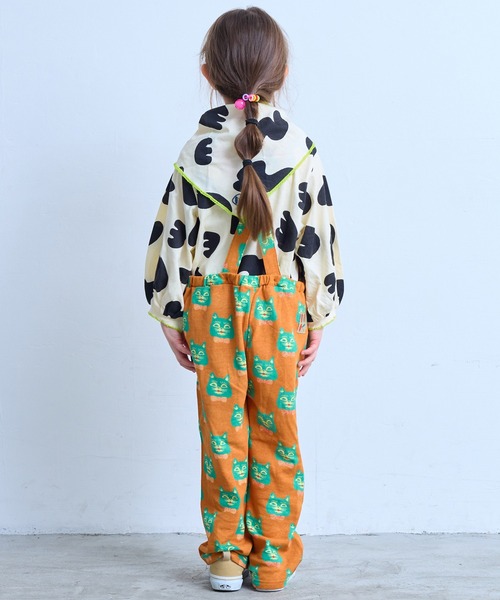 MARKEY'S（マーキーズ）の「ソウガラミニウラケサロペット（サロペット/オーバーオール・キッズ・ブラック系その他/オレンジ系その他/ブルー系その他・90/100/110/120/130/140/150）」の7枚目の写真