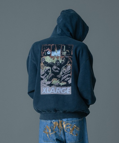 XLARGE COMIC TWO HOODED SWEATSHIRT（パーカー）｜XLARGE（エクストラ