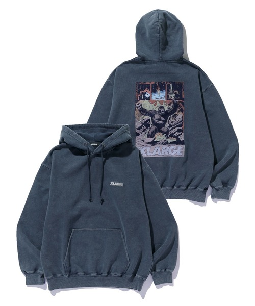 XLARGE(エクストララージ)の「XLARGE COMIC TWO HOODED SWEATSHIRT(パーカー・メンズ・オフホワイト/ネイビー/ブラック・L/M/S/XL)」の18枚目の写真