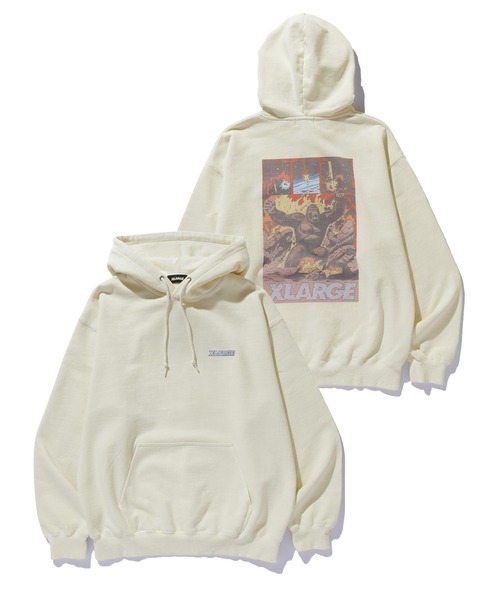 XLARGE(エクストララージ)の「XLARGE COMIC TWO HOODED SWEATSHIRT(パーカー・メンズ・オフホワイト/ネイビー/ブラック・L/M/S/XL)」の19枚目の写真