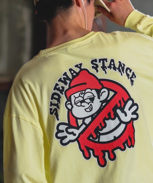 En serio TOKYO(エンソリオトーキョー)の「【SIDEWAYSTANCE】長袖ゴーストバスターズプリントTシャツ(Tシャツ/カットソー・メンズ・パープル/ブラック系その他2/ブルー系その他2/グレー系その他/ホワイト系その他2/イエロー系その他2・MEDIUM/X-LARGE/LARGE/SMALL)」の6枚目の写真