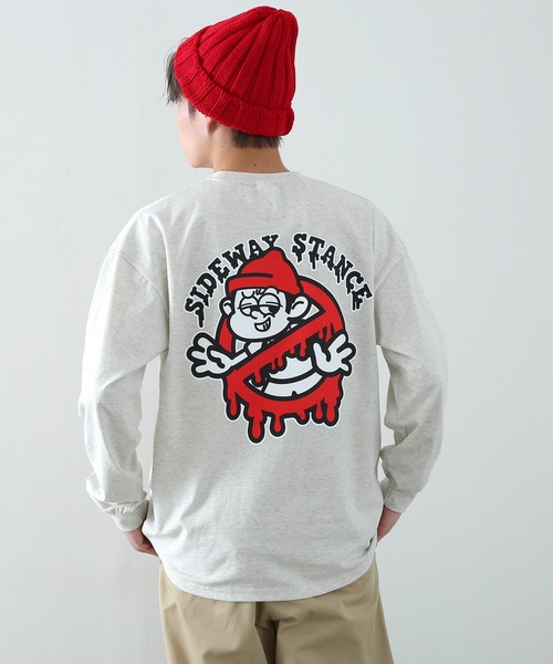 En serio TOKYO(エンソリオトーキョー)の「【SIDEWAYSTANCE】長袖ゴーストバスターズプリントTシャツ(Tシャツ/カットソー・メンズ・パープル/ブラック系その他2/ブルー系その他2/グレー系その他/ホワイト系その他2/イエロー系その他2・MEDIUM/X-LARGE/LARGE/SMALL)」の14枚目の写真