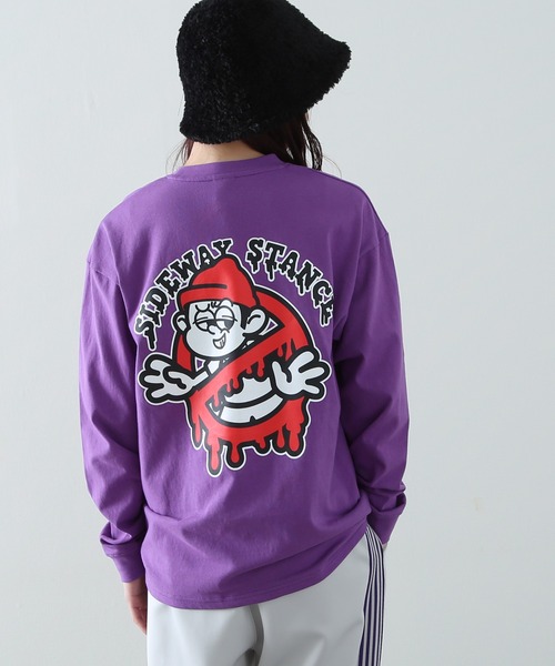 En serio TOKYO(エンソリオトーキョー)の「【SIDEWAYSTANCE】長袖ゴーストバスターズプリントTシャツ(Tシャツ/カットソー・メンズ・パープル/ブラック系その他2/ブルー系その他2/グレー系その他/ホワイト系その他2/イエロー系その他2・MEDIUM/X-LARGE/LARGE/SMALL)」の17枚目の写真