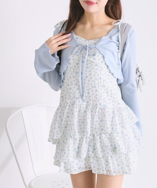 WEB限定】フリルキャミボレロセット（ワンピース）｜OLIVE des OLIVE