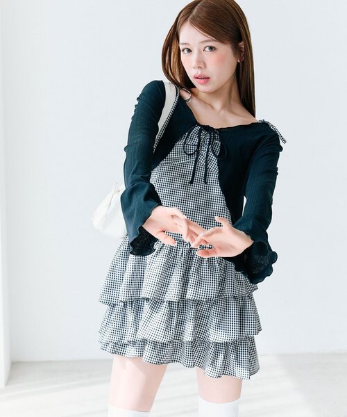WEB限定】フリルキャミボレロセット（ワンピース）｜OLIVE des OLIVE