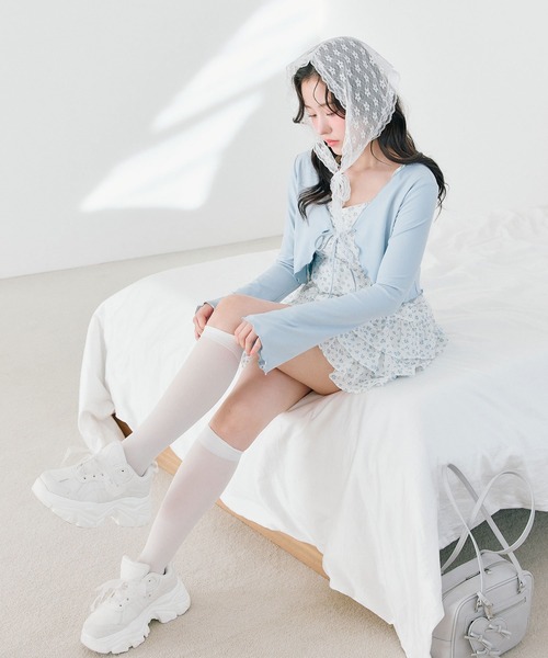 OLIVE des OLIVE（オリーブデオリーブ）の「【WEB限定】フリルキャミボレロセット（ワンピース・レディース・ブラック/サックスブルー/アイボリー・FREE）」の16枚目の写真