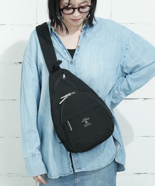 anello GRANDE（アネログランデ）の「"02"≪anello GRANDE≫MOIST/モイスト 6ポケット クロス ボディバッグ（ボディバッグ/ウエストポーチ・レディース・ネイビー/ブラック/グレイッシュベージュ/オリーブ/グレー/アイボリー・ONE SIZE）」の8枚目の写真