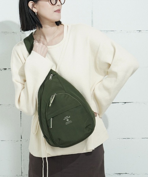 anello GRANDE（アネログランデ）の「"02"≪anello GRANDE≫MOIST/モイスト 6ポケット クロス ボディバッグ（ボディバッグ/ウエストポーチ・レディース・ネイビー/ブラック/グレイッシュベージュ/オリーブ/グレー/アイボリー・ONE SIZE）」の14枚目の写真