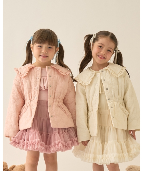 セール】【Lycee mine バレエシリーズ】ミドル丈リボンキルティング